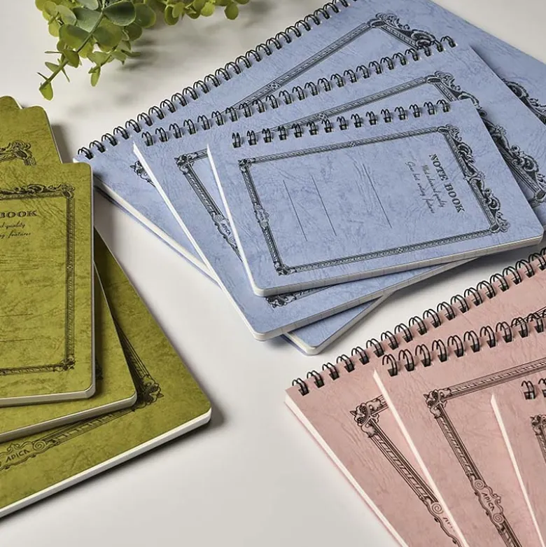 Apica | Cuaderno CD Twin Ring A6 Olive (Kanran)