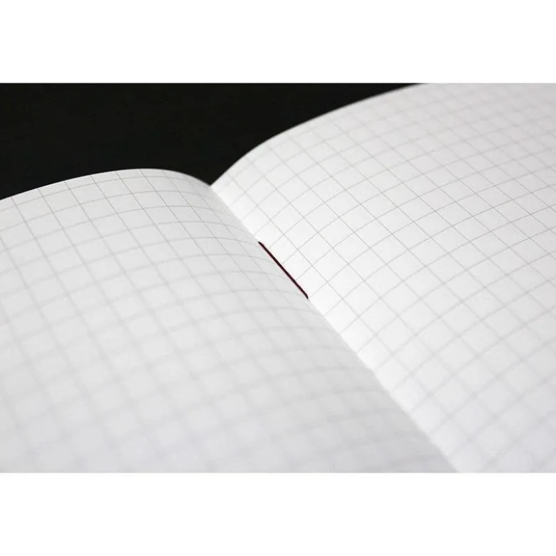 Apica | Cuaderno Premium A5 Silky Red (Cuadros)