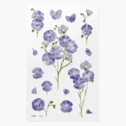 Appree | Pegatinas de Flores Prensadas Flax