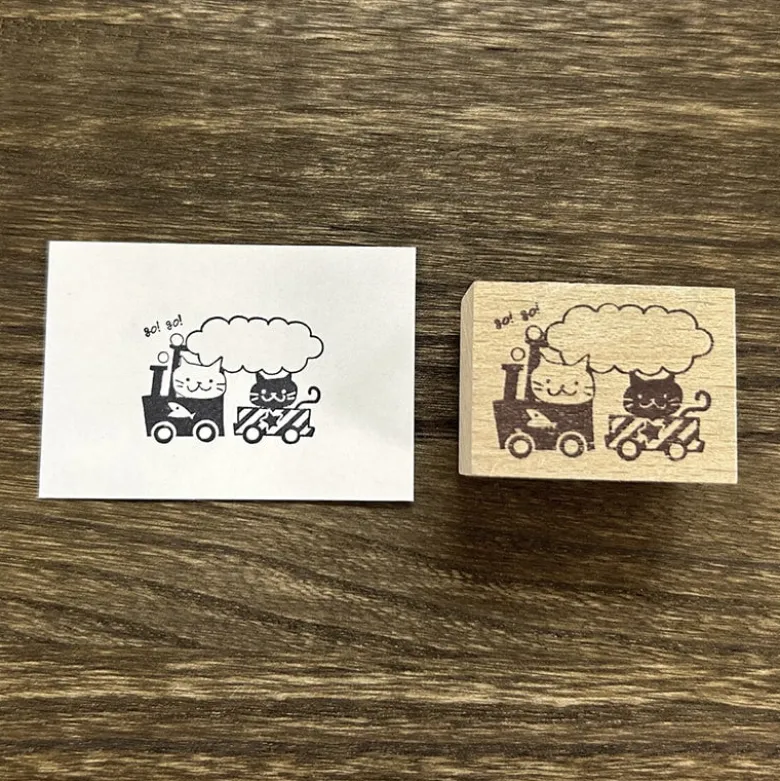 Arte CO | Sello Gogo Locomotive Cats