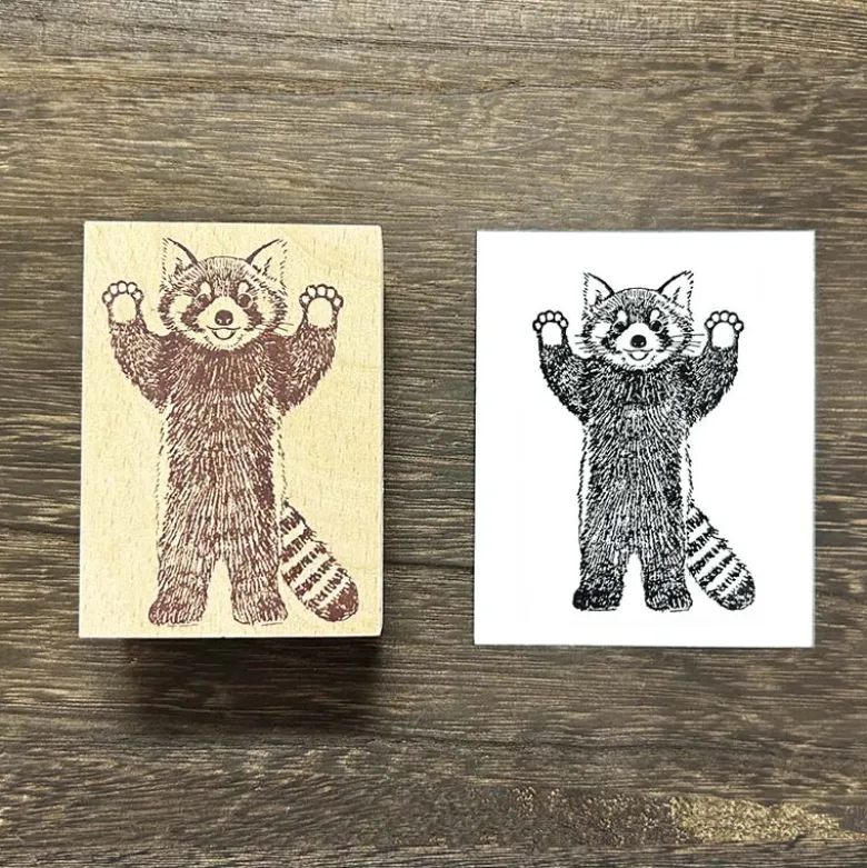 Arte CO | Sello Standing Red Panda