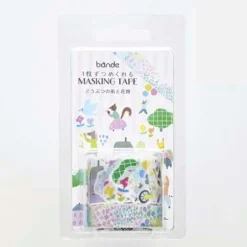 Bande | Pegatinas en Rollo y Washi Tape Animal City and Flower Garden