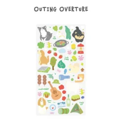 Card Lover | Pegatinas Doudou Daily Life Outing Overtire