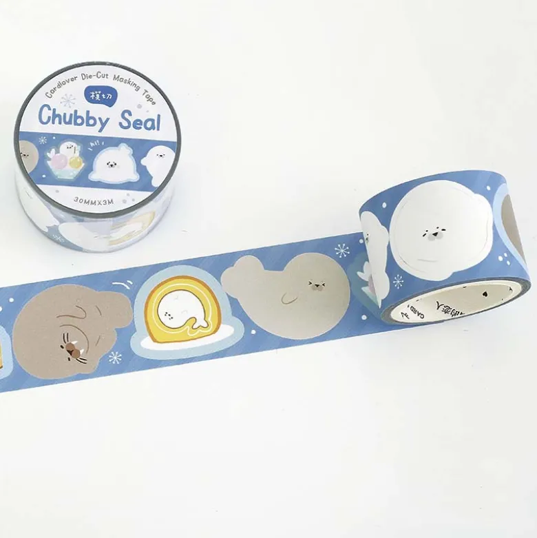 Card Lover | Pegatinas en Rollo Polar Letter Chubby Seal
