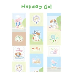 Card Lover | Pegatinas en Rollo Hello My Partner Holiday Go