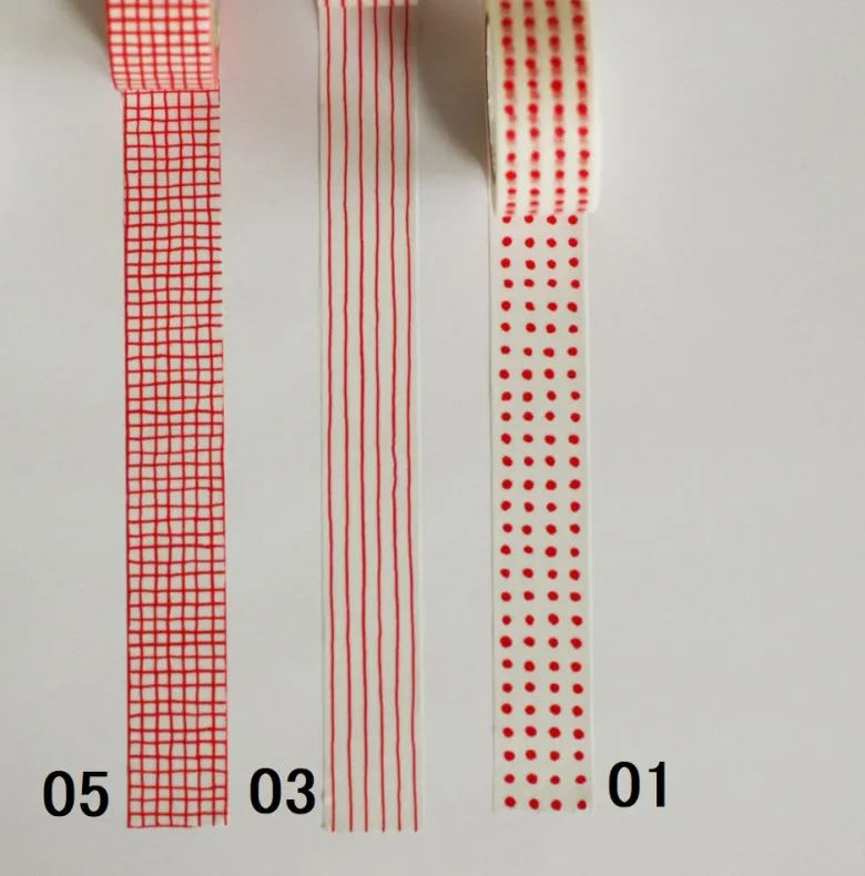 Classiky | Mitsou Stripe Red Washi Tape