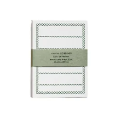 Classiky | Tarjetones Letterpress Green