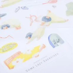 Dodolulu | Pegatinas Transferibles Some Lazy Exercises