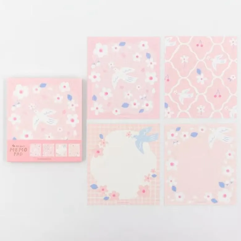 Furukawashiko | Bloc de Notas Sakura and White Bird
