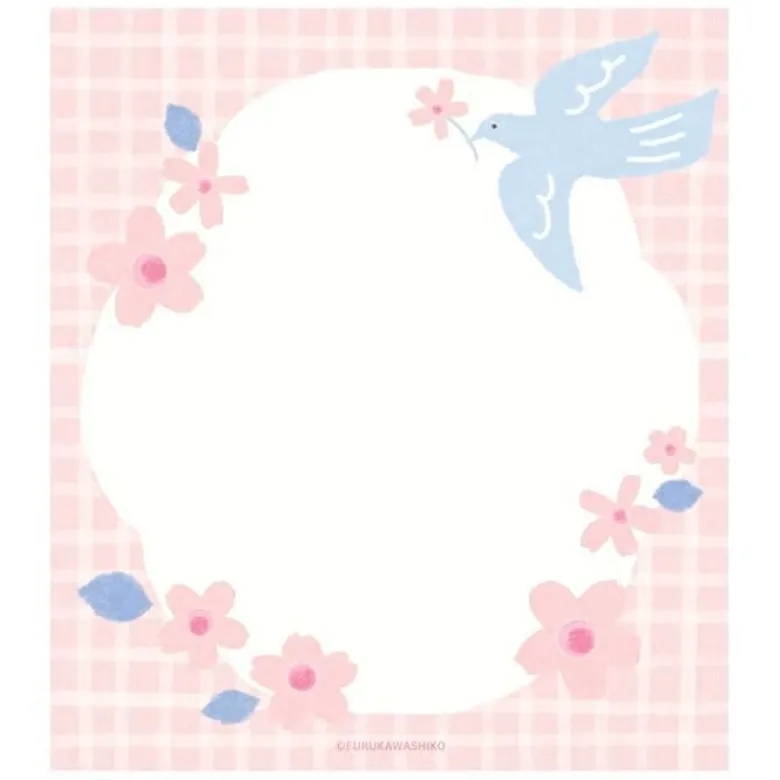Furukawashiko | Bloc de Notas Sakura and White Bird