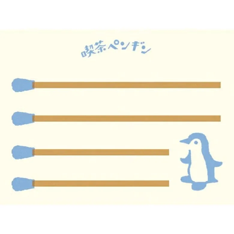 Furukawashiko | Tarjetones en Cajita Matchbox Penguin Cafe