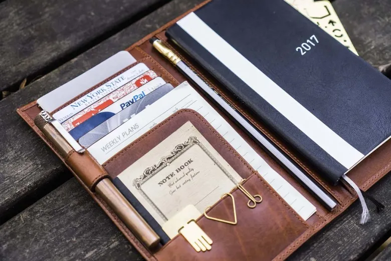 Galen Leather | Funda Leather Hobonichi Weeks Mega Cover Brown
