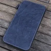 Galen Leather | Funda Leather Zippered Hobonichi Weeks Cover Crazy Horse Navy Blue
