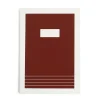Hanaduri | Cuaderno Hanji Book Cabinet A5 Brown (Rayas)