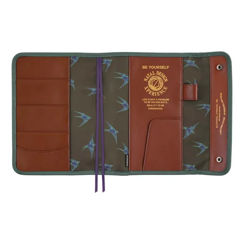 Hobonichi | Agenda Hobonichi Cousin A5 Natal Design: Hello New Day! (Retro Stripe) 2027