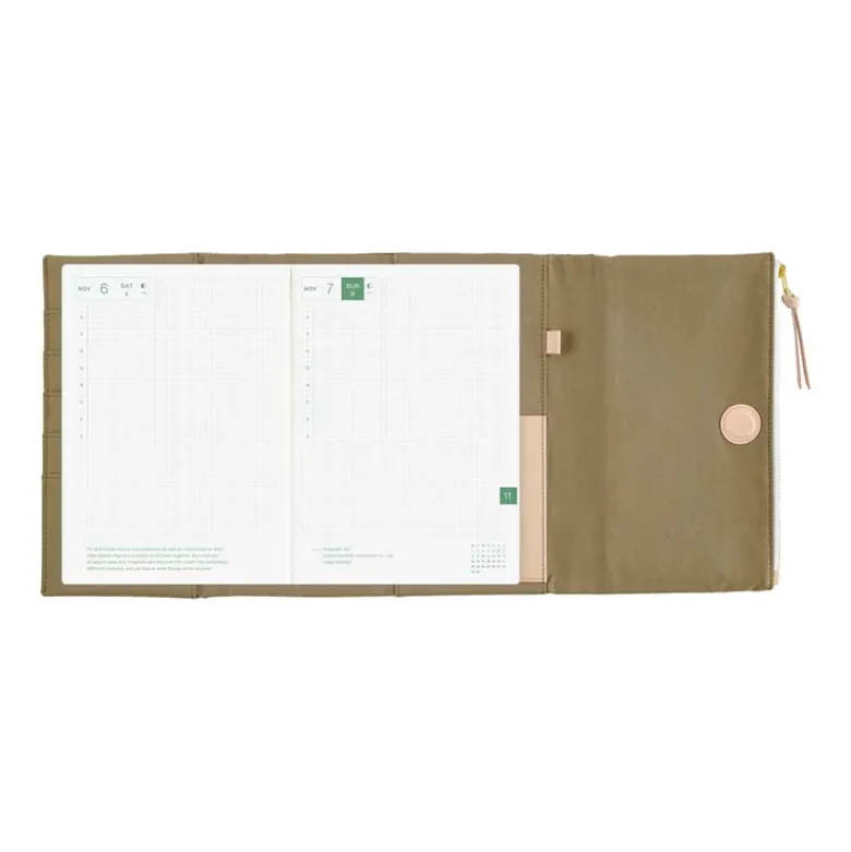 Hobonichi | Agenda Hobonichi Cousin A5 Tragen: Bitter Plaid 2027