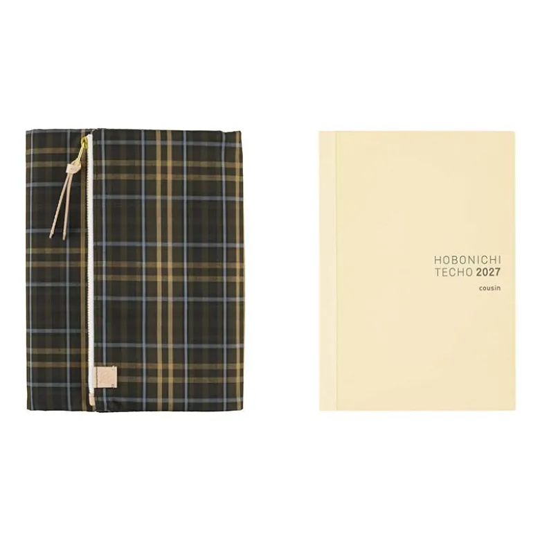 Hobonichi | Agenda Hobonichi Cousin A5 Tragen: Bitter Plaid 2027