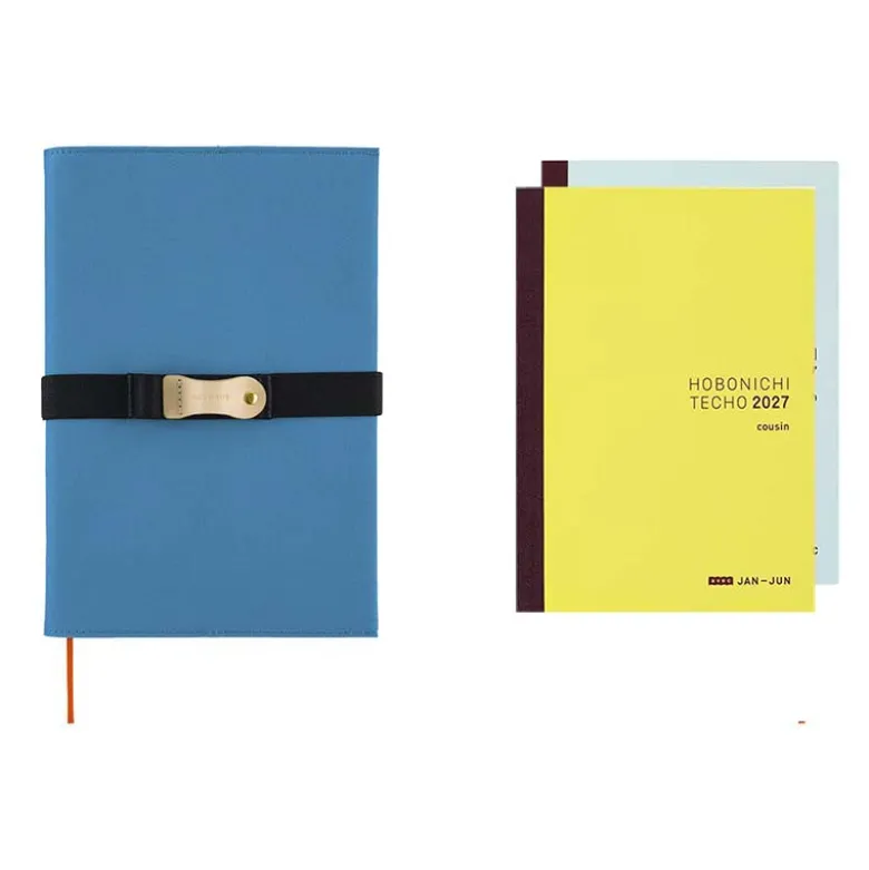 Hobonichi | Agenda Hobonichi Cousin A5 Folio: Ocean Blue 2027