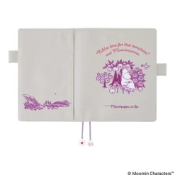 Hobonichi | Agenda Hobonichi Cousin A5 Moomin: My Yard (Pink Gray) 2027