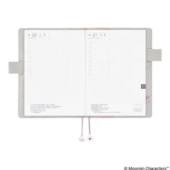 Hobonichi | Agenda Hobonichi Cousin A5 Moomin: My Yard (Pink Gray) 2027
