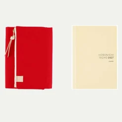 Hobonichi | Agenda Hobonichi Cousin A5 Tragen Red 2027