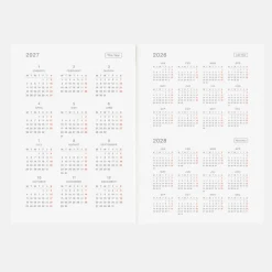 Hobonichi | Agenda Hobonichi HON A5 Slash Navy 2027