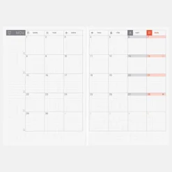 Hobonichi | Agenda Hobonichi HON A6 Bow & Tie: Sheep Sheep Sheep 2027