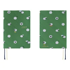 Hobonichi | Agenda Hobonichi HON A6 Bow & Tie: Sheep Sheep Sheep 2027