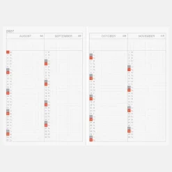 Hobonichi | Agenda Hobonichi HON A6 V&A Series: Vine 2027