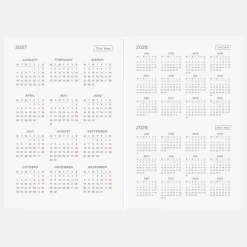 Hobonichi | Agenda Hobonichi HON A6 V&A Series: Vine 2027
