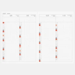 Hobonichi | Agenda Hobonichi Techo A6 AVEC (Japonés) 2027