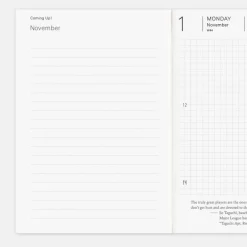 Hobonichi | Agenda Hobonichi Techo A6 Planner (Inglés) 2027