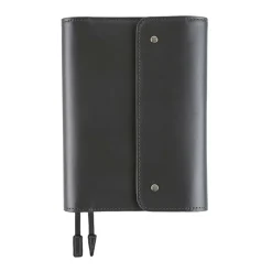 Hobonichi | Agenda Hobonichi Techo A6 Leather: Charcoal Gray 2027