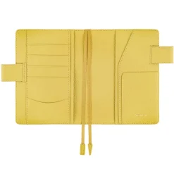 Hobonichi | Agenda Hobonichi Techo A6 Leather: Brilliant Yellow 2027