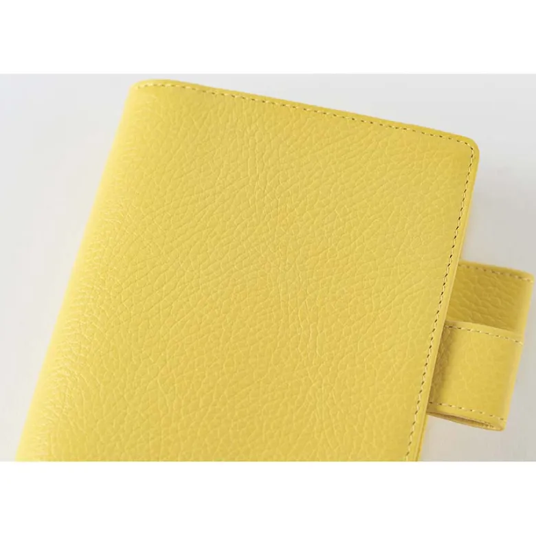 Hobonichi | Agenda Hobonichi Techo A6 Leather: Brilliant Yellow 2027