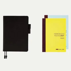 Hobonichi | Agenda Hobonichi Techo A6 Colors Black x Clear Blue 2027