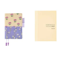 Hobonichi | Agenda Hobonichi Techo A6 Unsodo: Bijutsukai (Plum and Dianthus) 2027