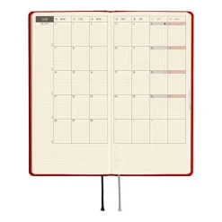 Hobonichi | Agenda Hobonichi Weeks Colors: Poppy Red 2027