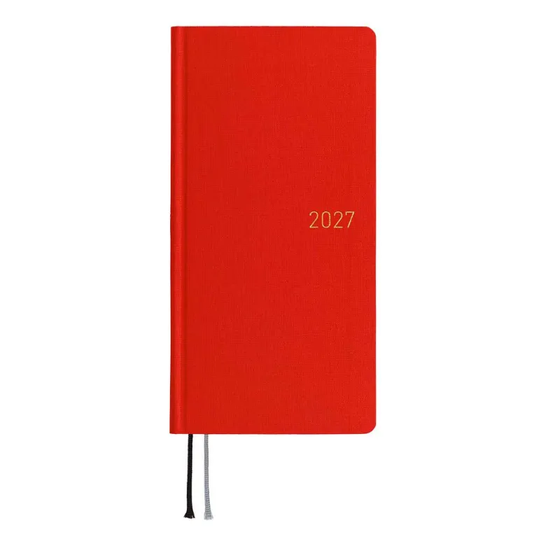 Hobonichi | Agenda Hobonichi Weeks Colors: Poppy Red 2027