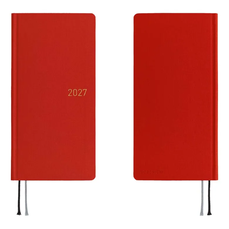 Hobonichi | Agenda Hobonichi Weeks Colors: Poppy Red 2027