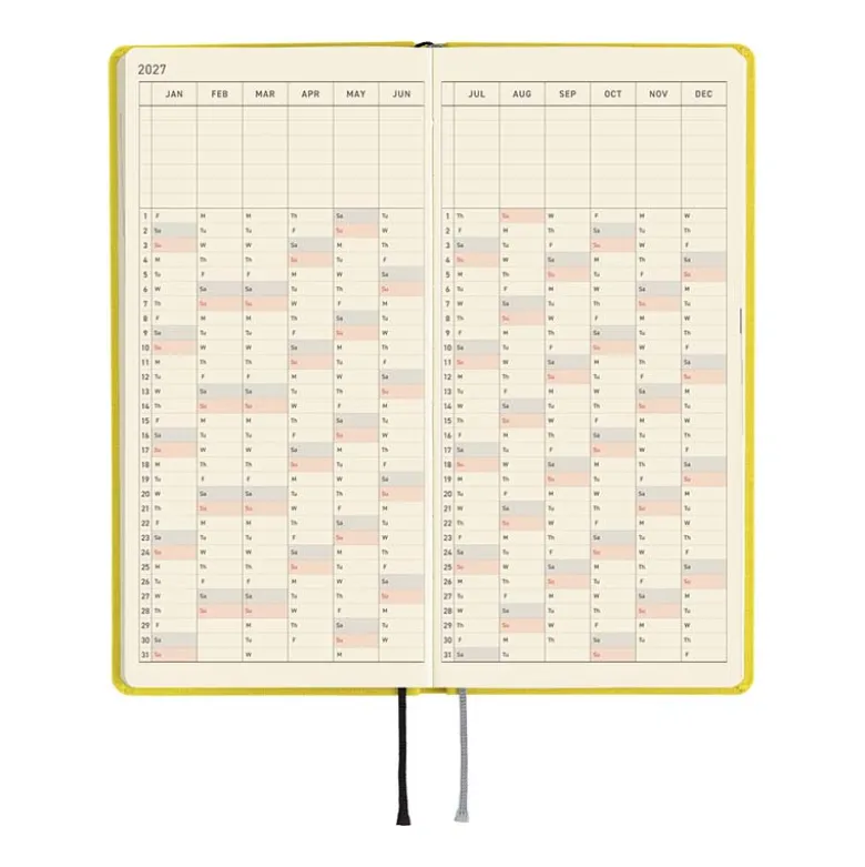 Hobonichi | Agenda Hobonichi Weeks Colors: Canaria Yellow 2027
