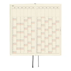 Hobonichi | Agenda Hobonichi Weeks White Line: Ivory 2027