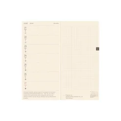 Hobonichi | Agenda Hobonichi Weeks White Line: Black 2027