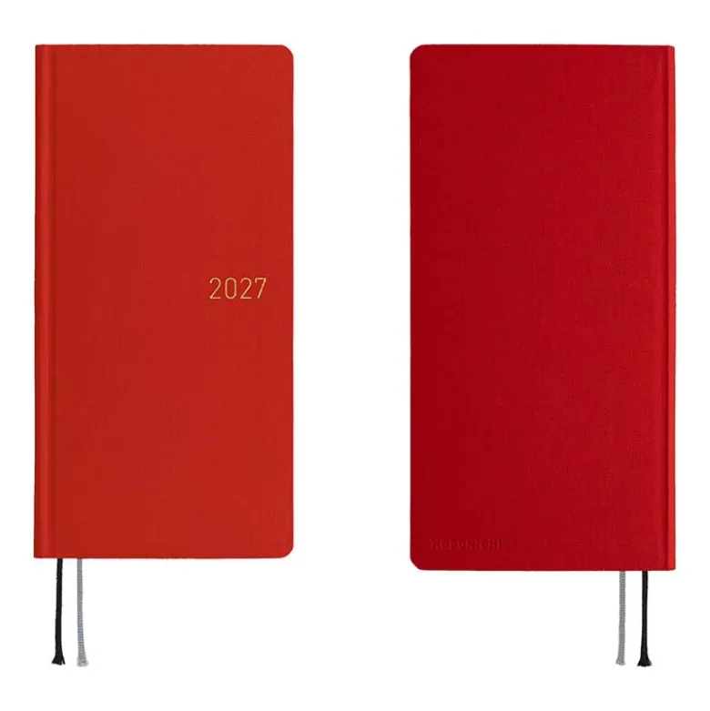 Hobonichi | Agenda Hobonichi Weeks MEGA Colors: Poppy Red 2027
