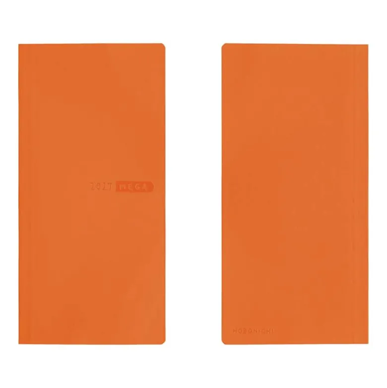Hobonichi | Agenda Hobonichi Weeks MEGA Sneaker: Mandarin Orange 2027