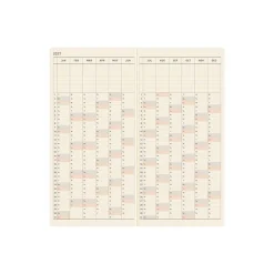 Hobonichi | Agenda Hobonichi Weeks MEGA Sneaker: Mandarin Orange 2027