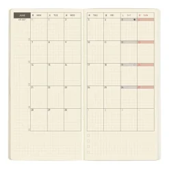 Hobonichi | Agenda Hobonichi Weeks MEGA Sneaker: Mandarin Orange 2027
