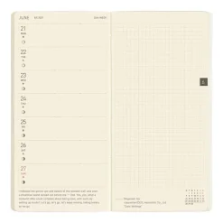 Hobonichi | Agenda Hobonichi Weeks MEGA Sneaker: Lime Green 2027