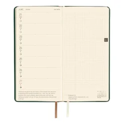 Hobonichi | Agenda Hobonichi Weeks Leather: Forest Green 2027