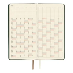 Hobonichi | Agenda Hobonichi Weeks Leather: Forest Green 2027